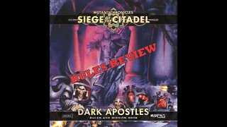 Mutant Chronicles Siege of the Citadel Dark Apostles Expansion Review