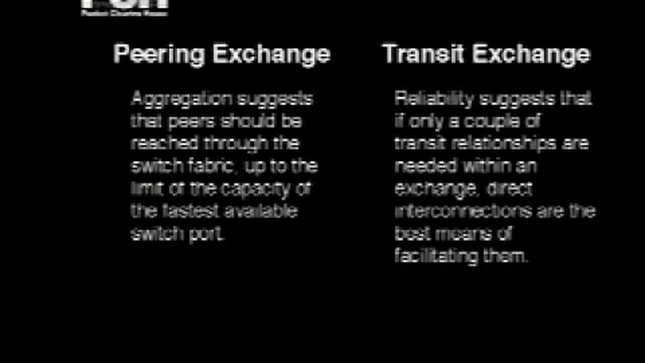 Panel Economic Differences Between Transit and Peering Exchanges