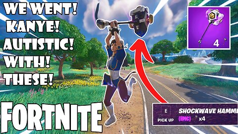 shockwave hammer goes ( !*CRAZY*! ) | fortnite chapter 4 #fortnite