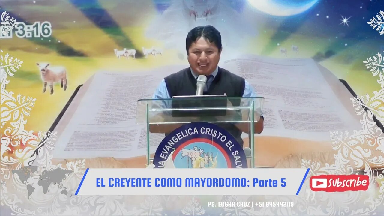 EL CREYENTE COMO MAYORDOMO: Parte 5 - EDGAR CRUZ MINISTRIES