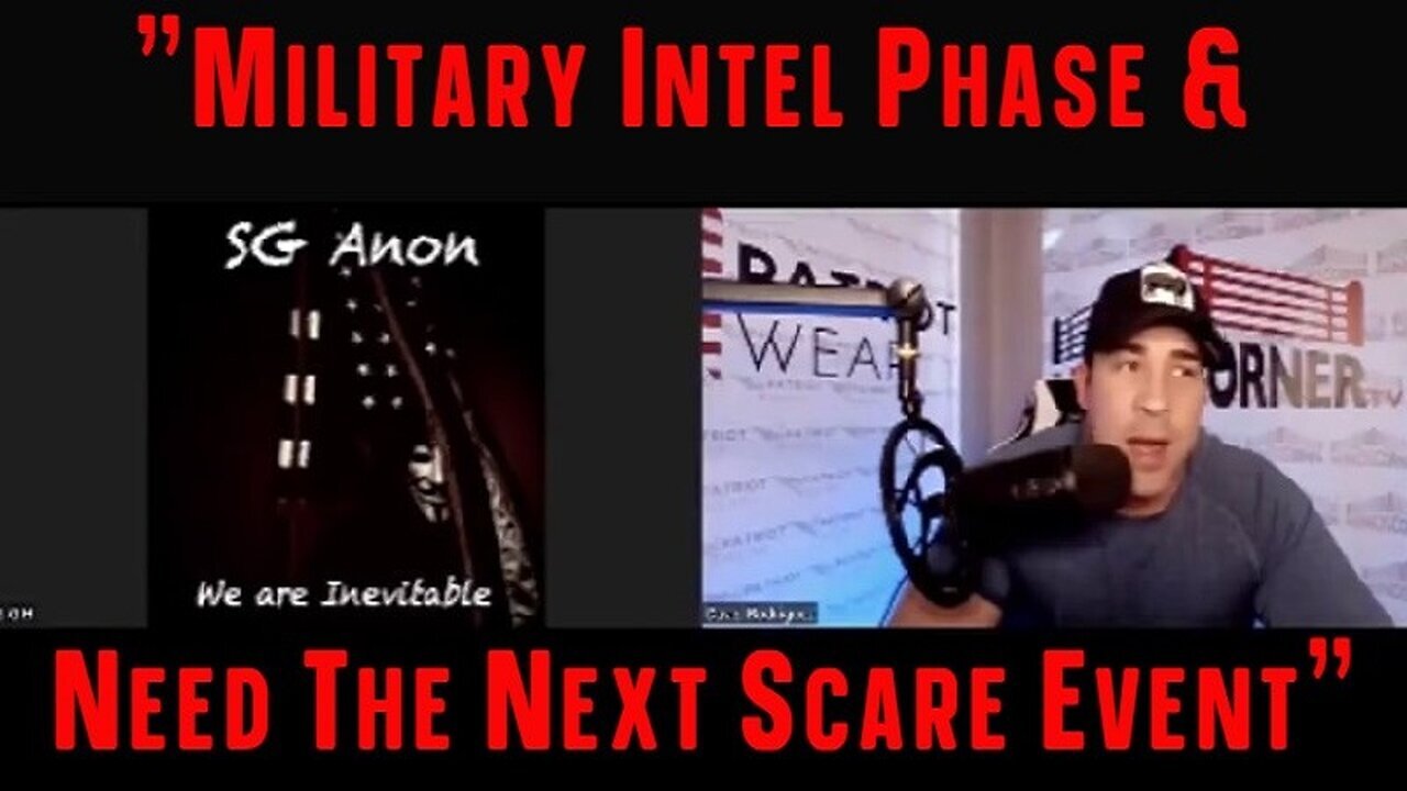 David Rodriguez & SGAnon > Military Intel Phase & Need The Next Scare Event