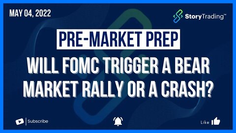 5/4/22 Pre-Market Prep: Will FOMC Trigger a Bear Market Rally or a Crash?