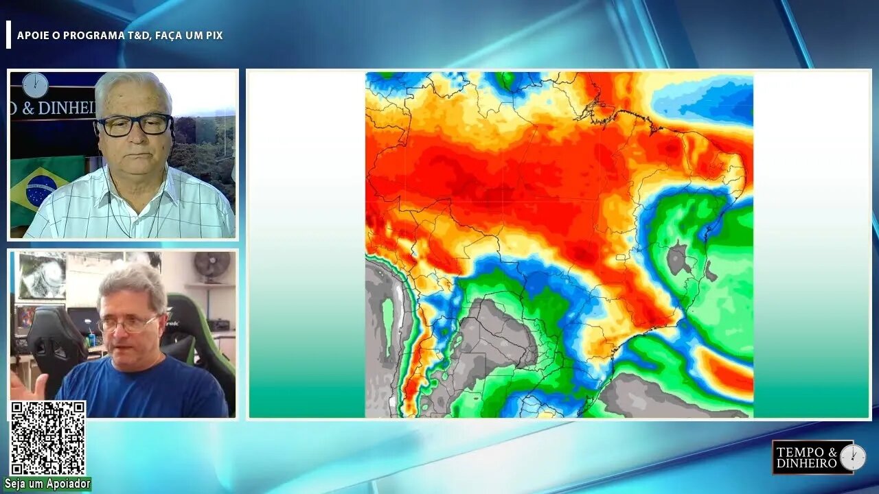 Chuva no Nordeste e calor escaldante no Sul. Centro-norte com trégua no aguaceiro