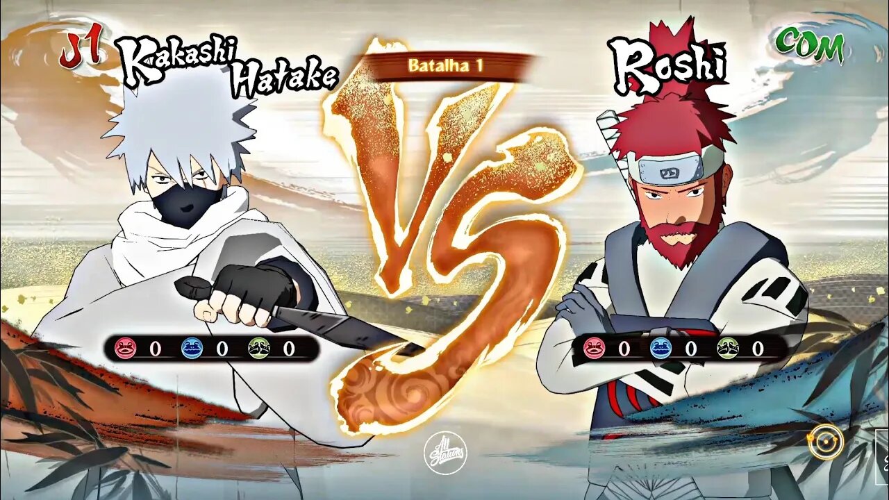 Kakashi Hatake Hokage VS Roshi Withe Robe - Storm 4 Road to Boruto Dublado