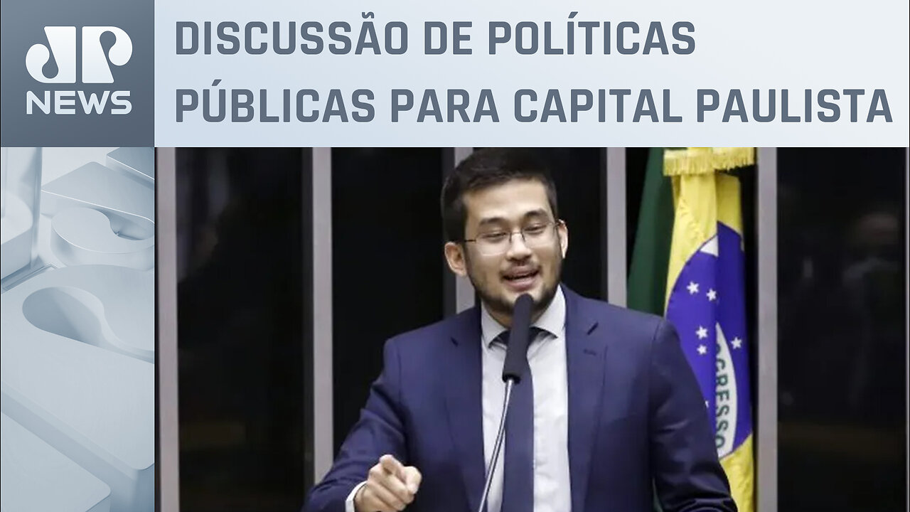 Pré-candidatura de Kim Kataguiri à Prefeitura de SP é impulsionada em evento do União Brasil