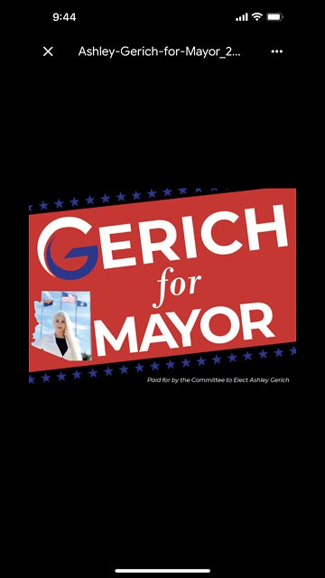 Vote Ashley Gerich for Mayor