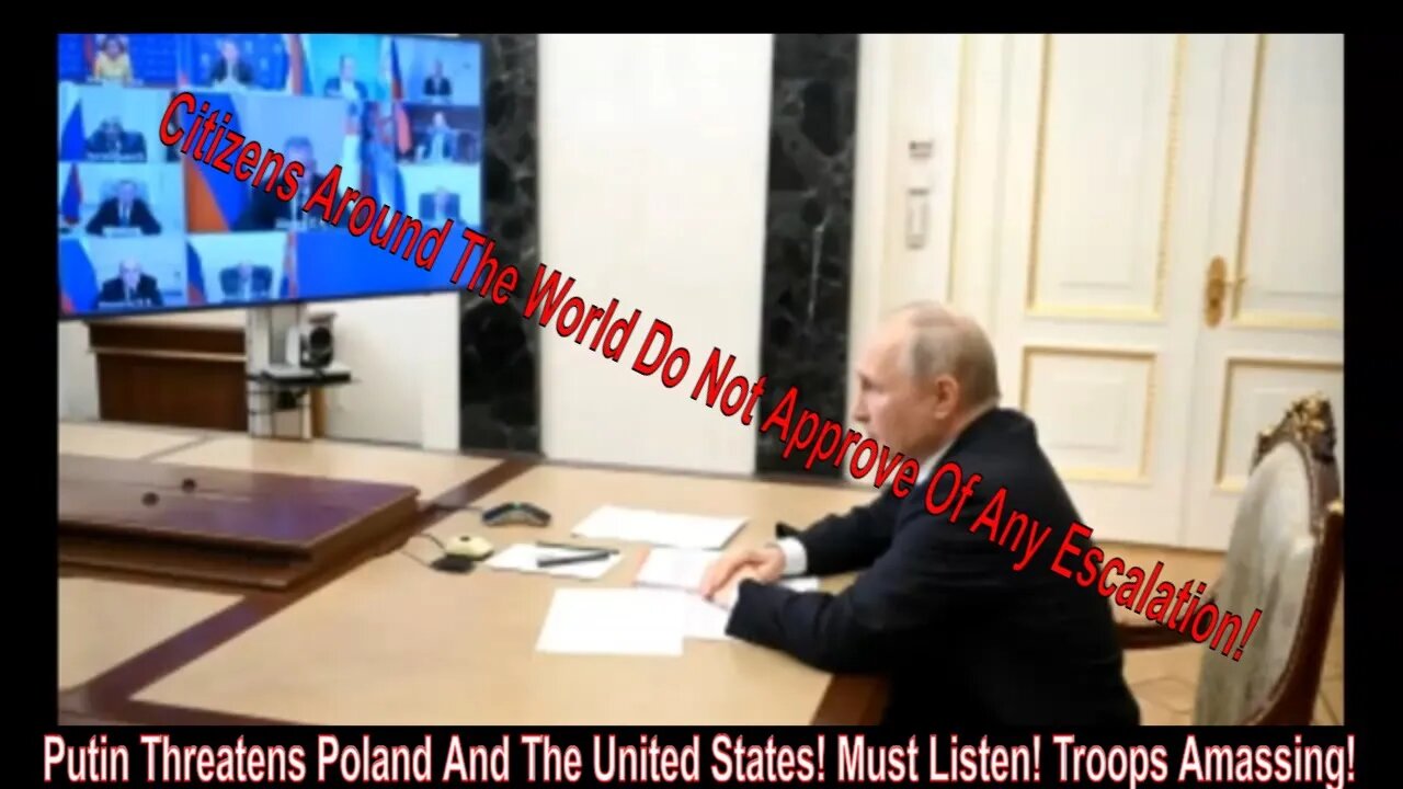 Putin Threatens Poland And The United States! Must Listen! Troops Amassing!