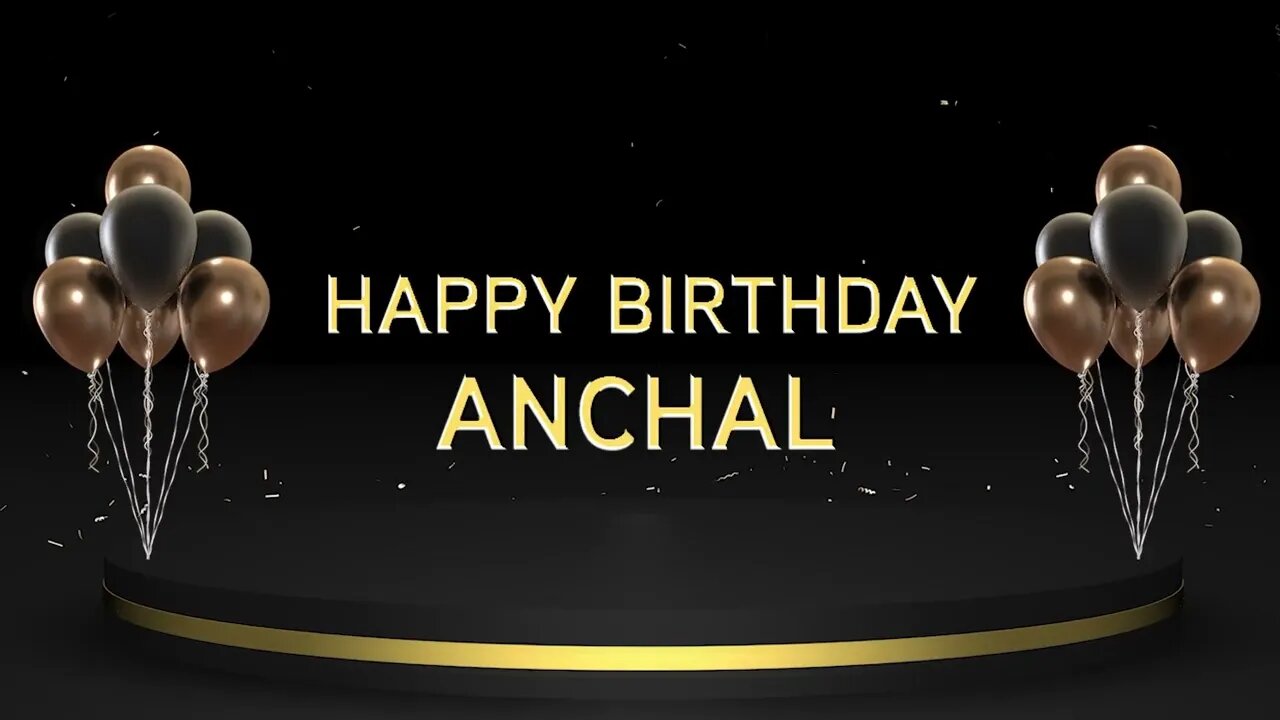 Wish you a very Happy Birthday Anchal