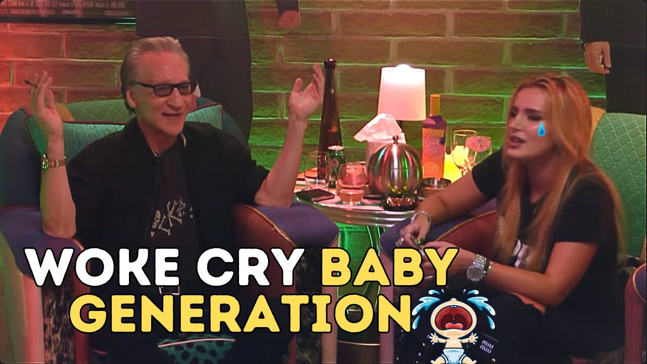 Bill Maher Makes WOKE Actress Bella Thorne cry for a Trans JOKE!!