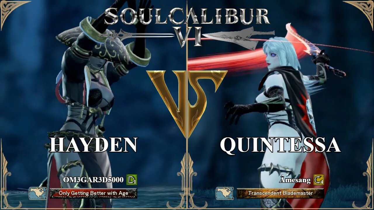 Hayden (OM3GAR3D5000) VS Quintessa (Âmesang) (SoulCalibur™ VI: Online)