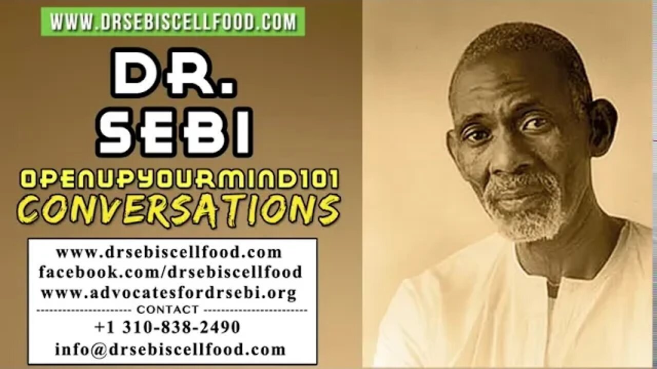 DR SEBI - WORDS ARE ARTIFICIAL