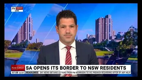 Sky News - NSW Borders Reopen, JobSeeker