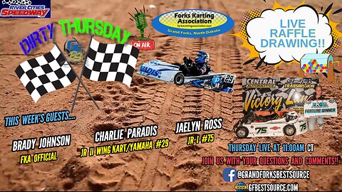 RCS Dirty Thursday - with FKA's Brady Johnson, & Drivers #29 Charlie Paradis & #75 Jaelynn Ross