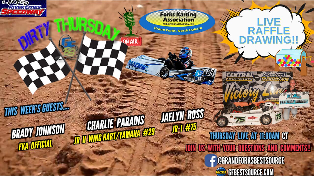 RCS Dirty Thursday - with FKA's Brady Johnson, & Drivers #29 Charlie Paradis & #75 Jaelynn Ross