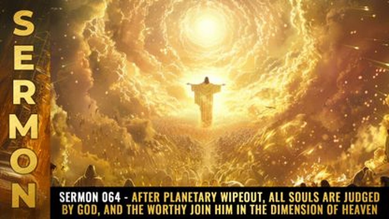 Sermon #064 - After planetary WIPEOUT, all souls are JUDGED by God