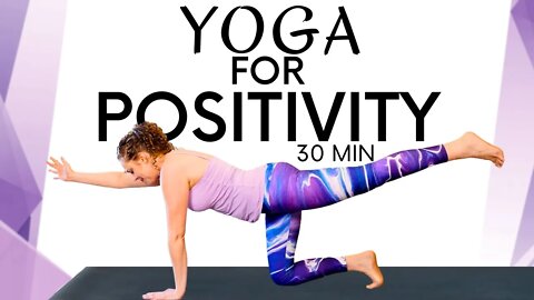 Yoga for Positivity | Beginners Yoga Feel Good for Pain Relief & Anxiety