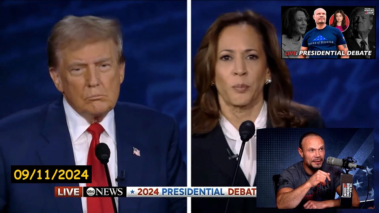 x134a: The Dan Bongino Show - TRUMP vs KAMALA: Presidential Debate Live Fact Check