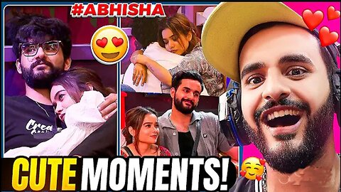 Reacting to ABHISHA cute moments--(1080P_60FPS)