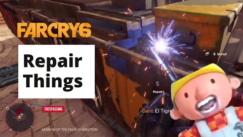 Far Cry 6: How to Repair Vehicles, Helicopters & Tanks