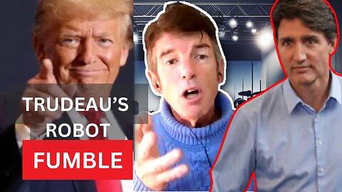 You Won't Believe Trudeau's STRANGE Robot Response on Donald Trump | Stand on Guard CLIP