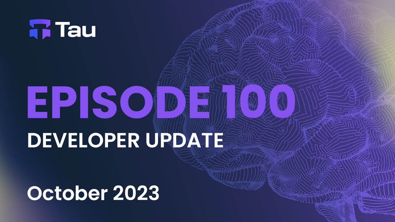 Tau Net AI Blockchain Network | Development Update | OCT 2023