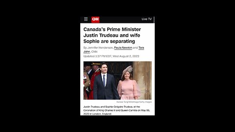 Trudeau divorced