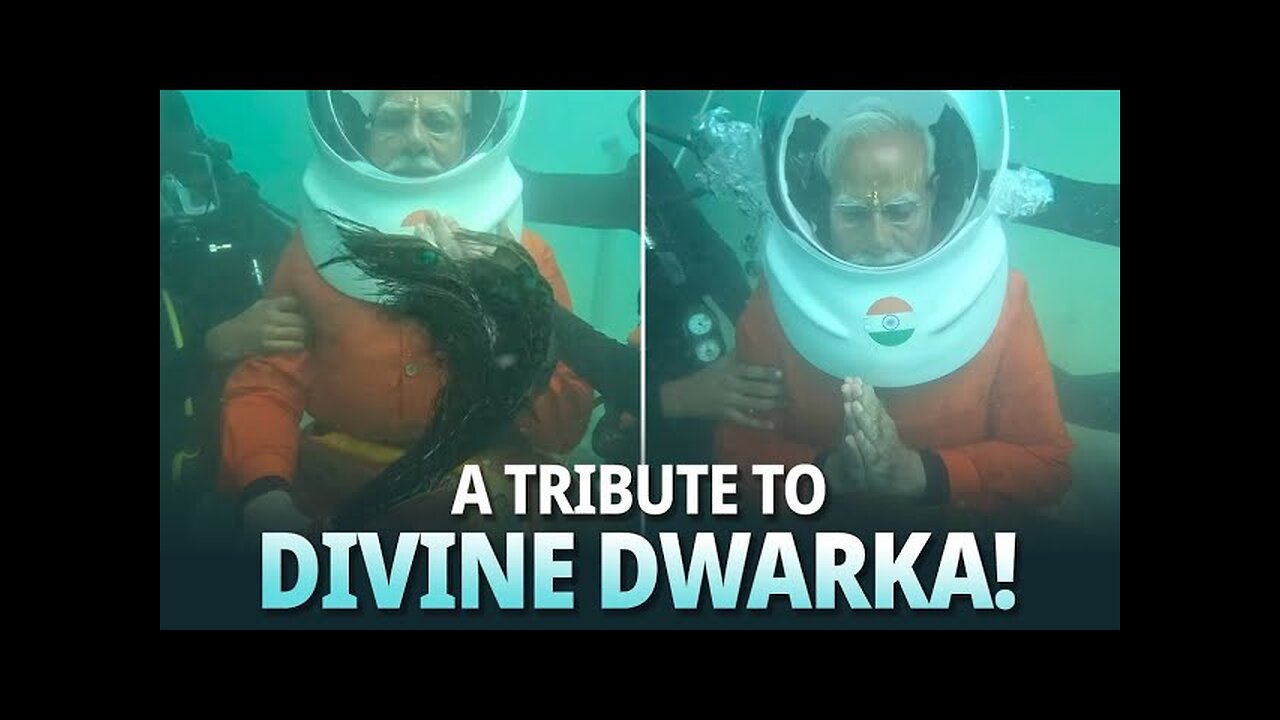 PM Modi dives to pray at ancient Dwarka under the sea