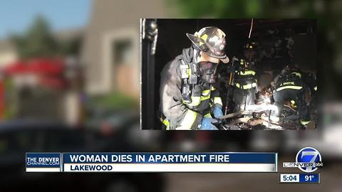 Woman critically injured in Lakewood apartment fire dies, West Metro Fire Rescue says