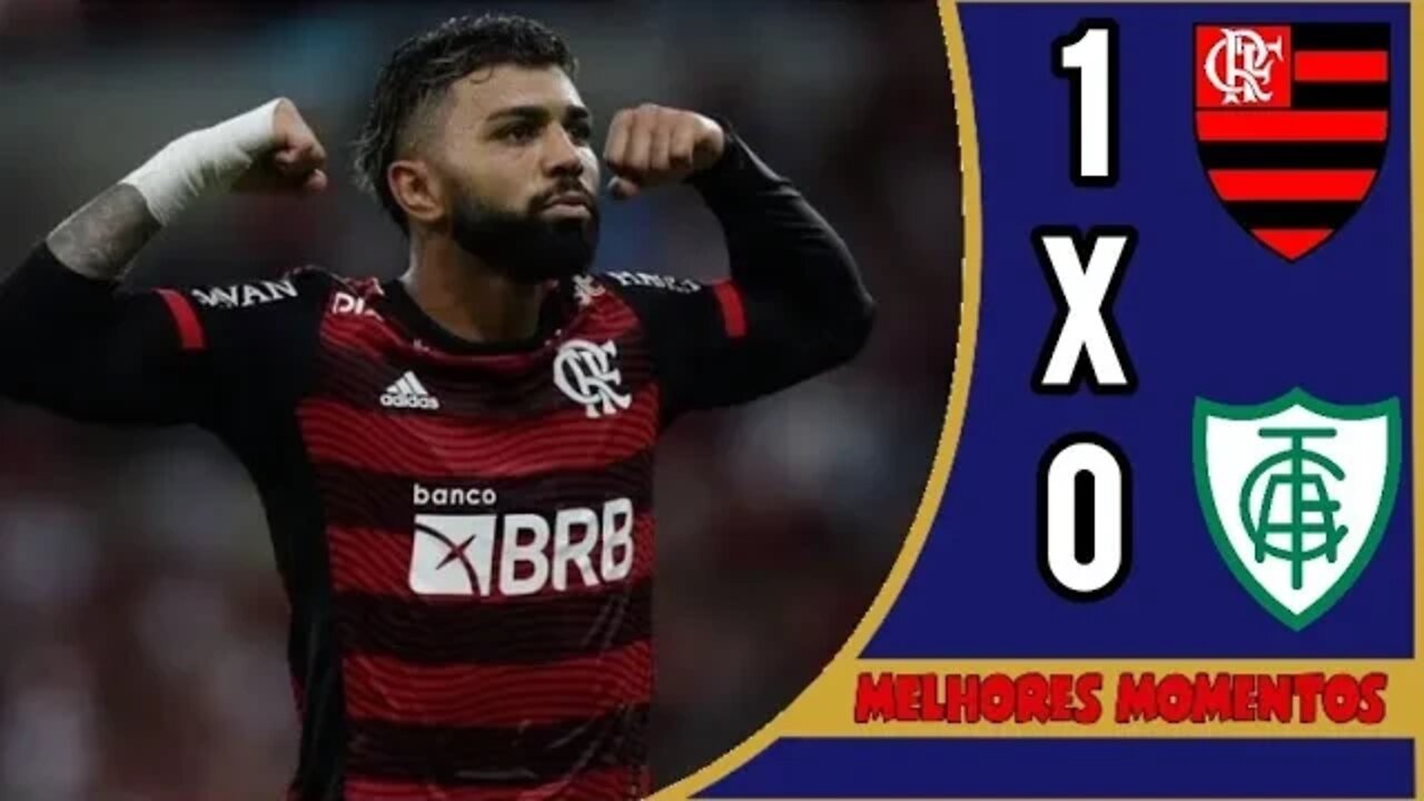 Flamengo 1 x 0 América-MG - GABIGOL! Melhores Momentos | Brasileirão 2022