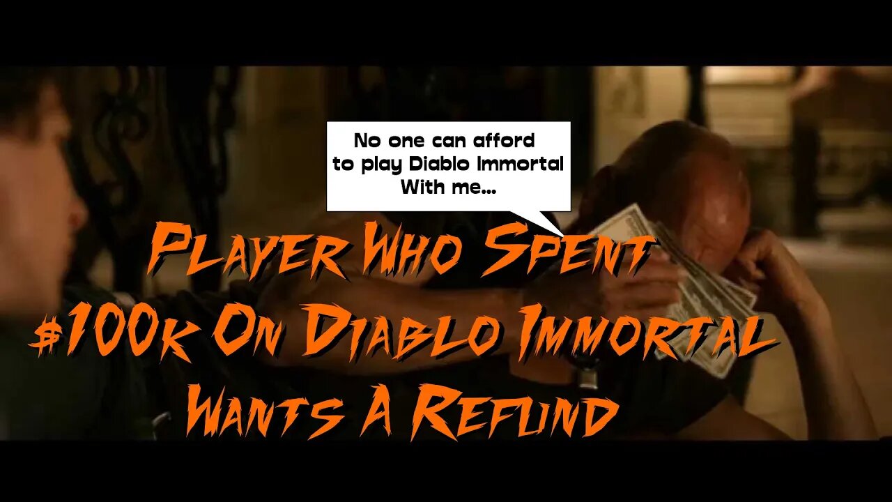 JTisallbusiness Spent $100k On Diablo Immortal, Now Wants Refund