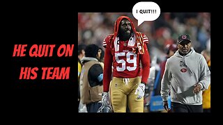 SHOCKING Moment De'Vondre Campbell ABANDONS 49ers Mid Game Against Rams!