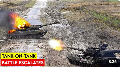 DENAZIFIED in ONE SHOT - Russia’s T-72B3 Successfully Destroyed Another Leopard Tank in Ukraine!