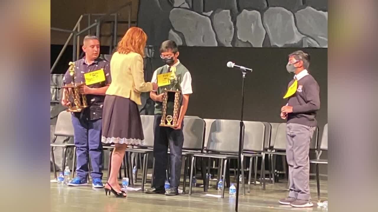 Las Vegas middle-schooler on his way to a National Spelling Bee