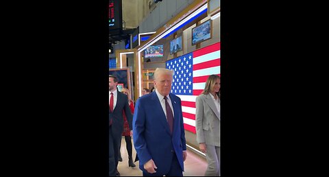 Trump - walk out on the Trading Room floor 🇺🇸