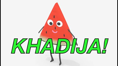 Happy Birthday KHADIJA! - WATERMELON Birthday Song
