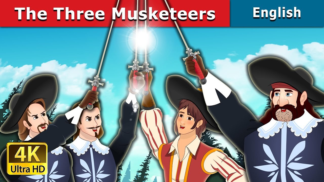 The Three Musketeers | English Fairy Tales | Cartoon Story in English | Story for teenagers