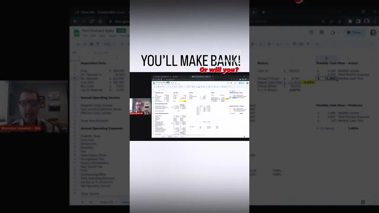 Correction: you CAN make bank, if you plan to house back, self manage and/or put more down. #shorts