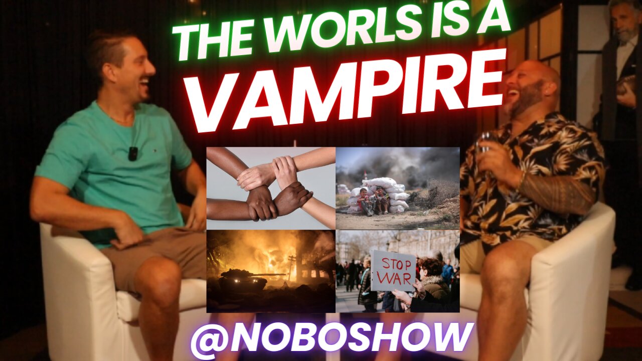 The World is a VAMPIRE! #nobo #podcast #gaza #warzone #war #race #israel #usa #trump #america #fyp