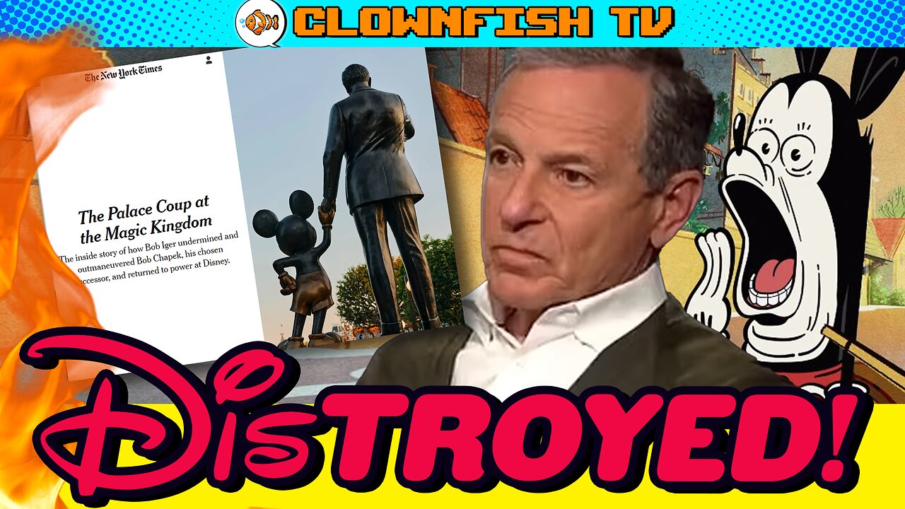 Disney CEO Bob Iger DESTROYED by New York Times Tell-All Expose!