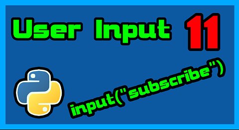 2024 Python - User Input 😃