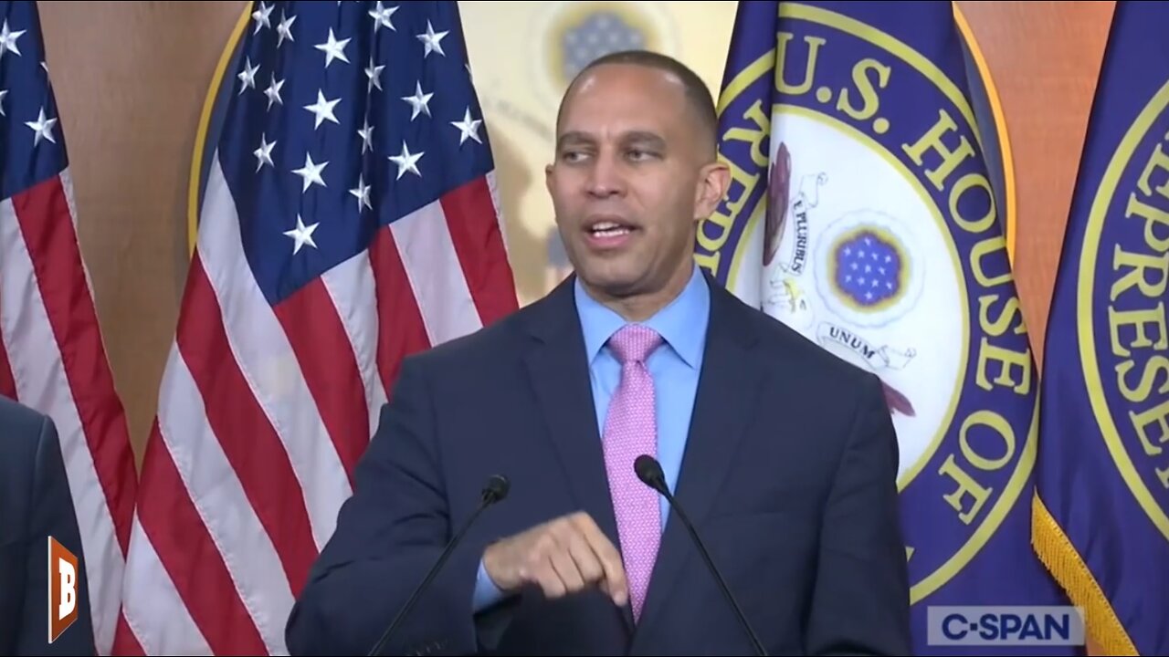 MOMENTS AGO: Rep. Hakeem Jeffries Holds Presser After Failure to Elect House Speaker…