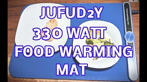 JUFUD2Y 330 Watt Electric Food Warming Mat in Blue!