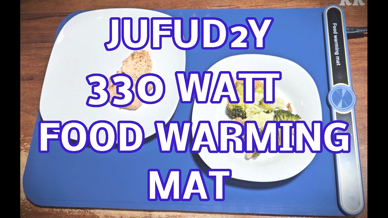 JUFUD2Y 330 Watt Electric Food Warming Mat in Blue!