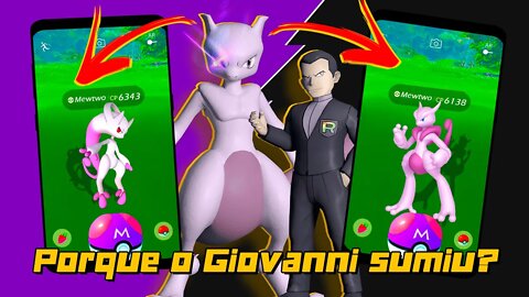 O que o MEGA MEWTWO tem haver com o SUMIÇO do GIOVANNI?? Pokémon GO