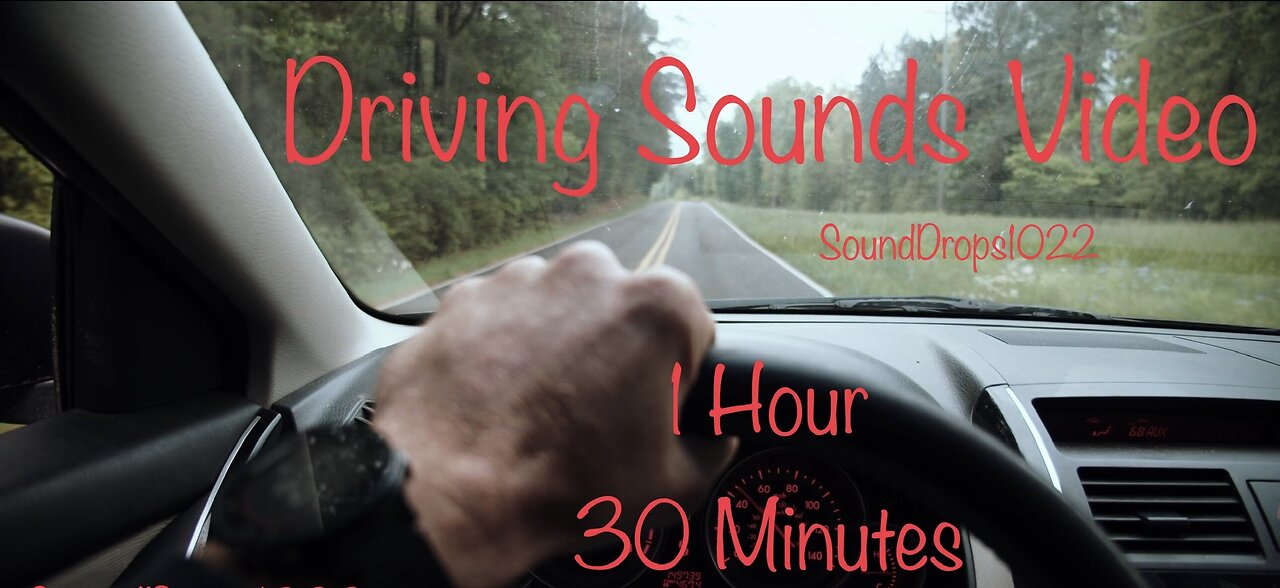 Fall Right Asleep With 1 Hour And 30 Minutes Of Driving Sounds Video