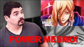 REACT Possessa do Sangue Power Chainsaw Man D.Y.A - MELHOR DO MUNDO