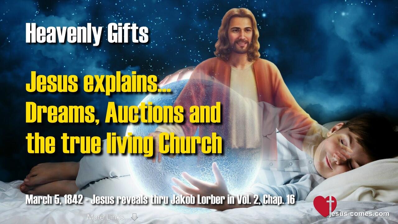 Rhema May 1, 2023 ❤️ Jesus explains... Dreams, Auctions and the true living Church