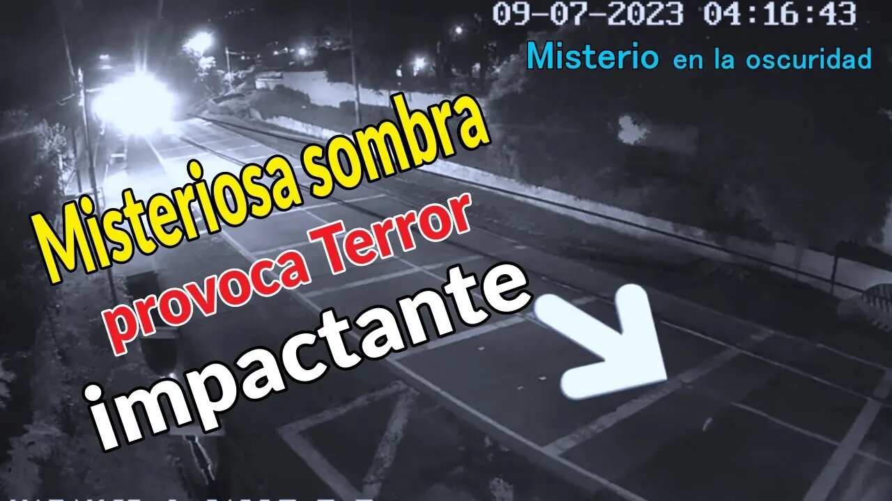 Sombra paranormal causa escalofriante Terror