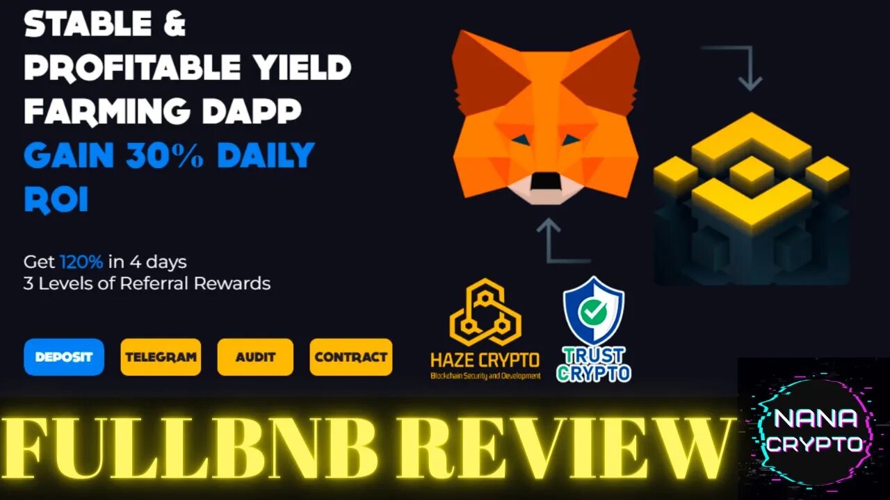 FullBNB Review | Gain 30% ROI DAILY 😜 | 3 Levels Of Referral Rewards