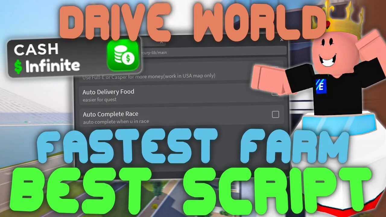 (2023 Pastebin) The *BEST* Drive World Script! FAST Truck Delivery, $1MIL per Hour!